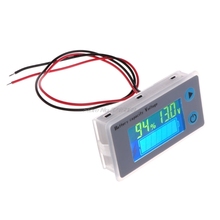 Voltímetro Digital Universal LCD para coche, medidor de voltaje de batería de litio, JS-C33 de Monitor, plomo ácido, 10-100V 2024 - compra barato
