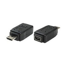 Dsha-novo mini conector usb tipo b' (5 pinos), conector fêmea para micro b macho 2024 - compre barato