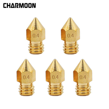 5pcs MK8 Nozzle 0.4mm 0.3mm 0.2mm 0.5mm Copper 3D Printers Parts Extruder Threaded 1.75mm 3.0mm Filament Head Brass Nozzles Part 2024 - buy cheap