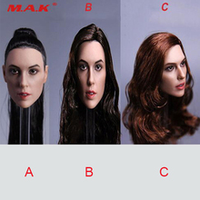 1:6 Scale European Female Head Sculpt Gal Gadot Head Carved Model Curly/Straight Long Hair fit 12 '' Body Figure 2024 - buy cheap