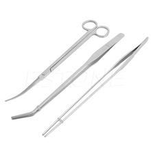 3Pcs Aquarium Aquatic Live Plants Long Handle Tweezers Scissors Maintenance Tools Kit Set dropship 2024 - buy cheap