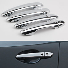 8x ABS Chrome Door Handles Catch Cover Molding Trim With Smart Keyhole Fit For Mazda CX-5 CX5 2012 2013 2014-2016 Accessories 2024 - buy cheap