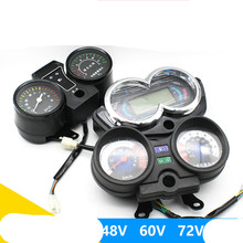 Instrumento LCD para triciclo eléctrico, medidor de velocidad, 48V, 60V, 72V 2024 - compra barato