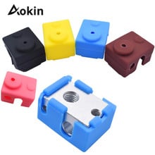 Silicone Sock For E3D V6 Sock Insulation Cover Case for Heater Block MK8 / MK10 /MK9 Silicone sleeve Hot End 3D Printer Parts 2024 - buy cheap