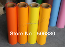 Heat Transfer Material for Apparel 20"x15yd PU Vinyl With Sticky Back 33colors 2024 - buy cheap