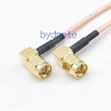 SMA male right angle to SMA male plug right angle crimp RG316 cable RF jumper pigtail 30CM 2024 - buy cheap