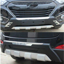 Cubierta de parachoques delantero y trasero para coche, embellecedor de plástico ABS cromado de alta calidad para Hyundai ix35 2010 2011 2012 2024 - compra barato
