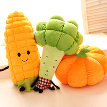 Candice guo plush toy stuffed doll cartoon vegetable corn carrot broccoli pumpkin pillow cushion birthday gift christmas present 2024 - buy cheap