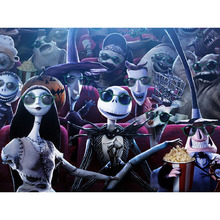 Full Quadrado/Rodada Broca 5D nightmare before christmas 3D Bordado Ponto Cruz DIY Pintura Diamante Mosaico Decoração Da Sua Casa 2024 - compre barato