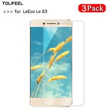 3-Pack Tempered Glass For Letv LeEco Le S3 Screen Protector 2.5D 9H Premium Protective Film For Letv S3 X622 X522 X626 2024 - buy cheap