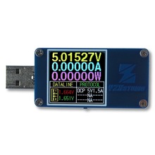 ZY1276 голубая Таблица ZY1270 цветной Измеритель USB PD TC тестер напряжения и емкости тока 2024 - купить недорого