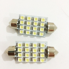 Cúpula de lâmpadas led para iluminação interna, 100x12v e 24v, luz branca, 3528, 1210, 16, smd, c5w, 31, 36, 39 e 41mm 2024 - compre barato