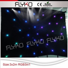 newly flashlight 2x3m Led Star Curtain DJ Backdrops decoration on wedding 2024 - buy cheap