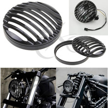 Motocicleta farol grill capa para harley sportster xl 883 1200 2004-2014 2024 - compre barato