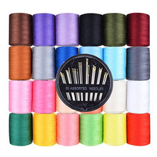 Polyester Sewing Thread 24 Pcs 1000 Yards Each Spools with 30 Pcs Sewing Needles (pattern 1) Sewing Threads Sewing Accessories 2024 - buy cheap