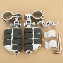 Motorcycle Chrome Dually Highway FootPegs Footrest For Harley 25mm 30mm 35mm Honda GoldWing GL1500 GL1100 GL1200 YAMAHA XV250 2024 - buy cheap