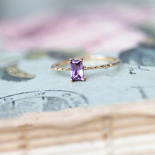 Tisonliz Изящные фиолетовые тонкие кольца с кристаллами минималистичные Свадебные обручальные кольца для пальцев модные ювелирные изделия bague femme 2024 - купить недорого