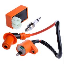 Motorcycle Racing Performance CDI & Ignition Coil & Spark Plug Kit For GY6 50CC 125CC 150CC 2024 - buy cheap