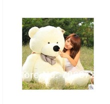 Oso de peluche blanco de 160 cm, muñeco de felpa de 63 pulgadas, juguete para regalo wb8415 2024 - compra barato