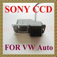 Автомобильная камера! Автомобильная камера заднего вида SONY CCD для VW Volkswagen Polo V (6R)/ Golf 6 VI/ Passat CC с направляющей линией 2024 - купить недорого