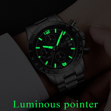 LIGE-reloj analógico de acero inoxidable para hombre, accesorio de pulsera de cuarzo resistente al agua y a los golpes con calendario, complemento masculino deportivo de marca de lujo con diseño militar y estilo informal, Incluye caja 2024 - compra barato