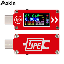 TC64 cor PD Metros multímetro Voltímetro amperímetro tensão LCD USB bateria banco de potência de carga USB Tester 2024 - compre barato