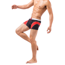 Calção de banho masculino sexy, cueca boxer com elástico cintura baixa, roupa de banho, surf, praia, esportes aquáticos, calção de banho para verão, gay 2024 - compre barato