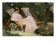 wall art Woman Sitting in a Garden Chair at Skagen by Peder Severin Kroyer decor paintings Hand painted High quality 2024 - buy cheap
