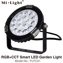 MiLight-Iluminación LED para exteriores, dispositivo de iluminación resistente al agua IP65, con entrada de 24V, 9W, RGB + CCT luz LED para jardín, FUTC01, Compatible con WiFi, 2,4G, control remoto inalámbrico 2024 - compra barato