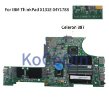 KoCoQin Laptop motherboard For LENOVO ThinkPad X131E Mainboard 04Y1788 DA0LI2MB8F0 Celeron 887 SR0VA SLJ8C 2024 - buy cheap