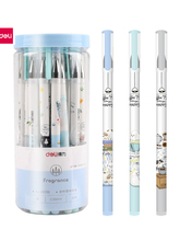 Deli 24pcs Erasable Gel Pen Set Stationary Pens Kawaii School Supplies Pen 0.35mm Cute Set Gift  Office School Accessories 2024 - buy cheap