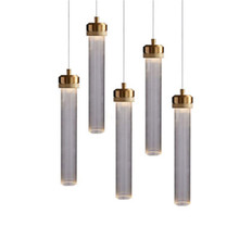 Lustre de vidro moderno minimalista com três cabeças, iluminação para restaurante, bar, quarto, roupa de cama, personalidade 2024 - compre barato