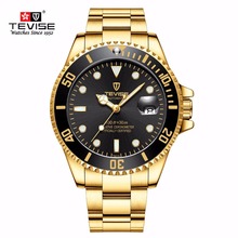 2018 New Hot Tevise Top Brand Men Mechanical Watches Automatic Watch  Famous design Fashion Luxury Gold Clock Relogio Masculino 2024 - buy cheap