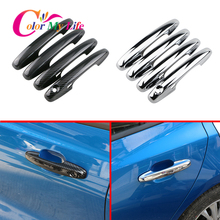 Car Door Handle Protection Cover Fit for Ford Focus 2019 New Accessories Exterior Door Handles Cover Trim Sticker 4 Pcs/set 2024 - buy cheap