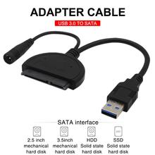 Cable USB 3,0 SATA 3, adaptador de hasta 6 Gbps, compatible con disco duro externo SSD HDD de 2,5 pulgadas, Cable Sata III de 22 pines 2024 - compra barato