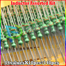 1/4W 1uH to 470uH Inductor, 14valuesX10pcs=140pcs,Electronic Components Package,Inductor Assorted Kit 2024 - buy cheap