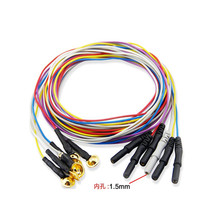 CABLE moldeado Din 1,5 para pacientes, TPU, EEG, ECG, EKG, 20 unids/lote 2024 - compra barato