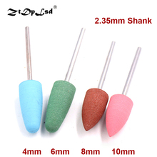 1 Pcs 2.35mm Shank Silicone Nail Art Polisher Grinding Heads Rubber Head Electric Drill Bits Machine Silicon Abrasive Tool 2024 - buy cheap