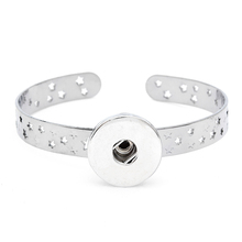 Fashion Charming hollow stars snap bracelet bangle fit 18MM snap buttons jewelry wholesale SG0145 2024 - buy cheap