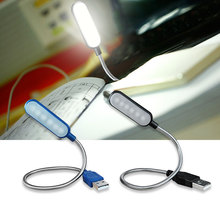 USB de la luz LED de libro cuidado estudio escritorio mesa de lectura lámparas LED lámparas PC ordenador portátil cargador USB Powered luz de la noche 2024 - compra barato