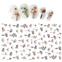 1 Sheets Nail Stickers Dandelion Nail Art Stickers and Decals Water Transfer Stickers for Nails Art Decorations Manicure ZJT099 2024 - buy cheap
