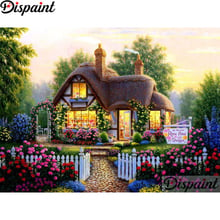 Dispaint Completo Quadrado/Rodada Broca 5D DIY Pintura Diamante "Casa" flor Bordado Ponto Cruz 3D Decoração Da Sua Casa a11521 2024 - compre barato