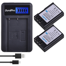 Durapro 2pc 1800mAh EN-EL9 EN EL9 ENEL9 Rechargeable Camera Battery + LCD USB Charger For Nikon D40 D40X D60 D3000 D5000 Camera 2024 - buy cheap
