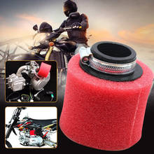 Motorcycle Air Filter 40mm Straight Neck Sponge Air Filter Cleaner Moped Scooter Dirt Pit Bike Motorcycle Accessorise Red Black 2024 - buy cheap