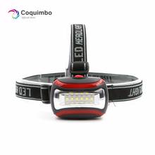 Mini Headlamp PVC Cycling Hiking LED Mini Flashlight Outdoors Headlight Headlamp Head Light Lamp Torch Lanterna with Headband 2024 - buy cheap