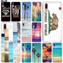 MLLSE california trees Beach Surf Travel Tropical Case for Huawei P30 P20 P10 P9 P8 Lite 2017 P30 P20 Pro Mini P Smart Plus Hot 2024 - buy cheap