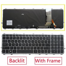 New original US backlit Keyboard With Frame for HP Pavilion ENVY 15 TouchSmart 15-J000 17T-J000 15T-J000 J029TX J106TX Black 2024 - buy cheap