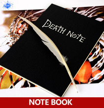 Hot Sale Death Note Notebook with Feather Pen , Japanese cartoon notebook for diary / daily memo 2024 - buy cheap