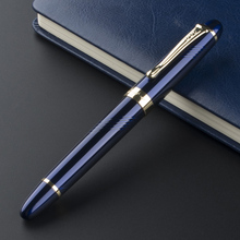 Роскошная тонкая чернильная ручка Jinhao X450 темно-синего цвета 2024 - купить недорого