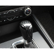 High Quality ABS Carbon Fiber For Mazda CX5 CX-5 2017 2018 2019 2020 car accessories Car gear shift lever knob handle Cover Trim 2024 - buy cheap